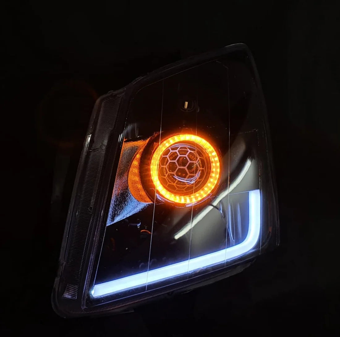 Holden rodeo halo headlights discount