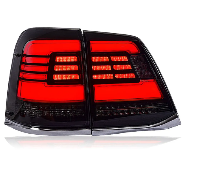 Toyota Landcruiser 200 Series DRL Smoke Full LED Pre Facelift 2007-2015 with start up Sequence - Dan's Custom Car Lights