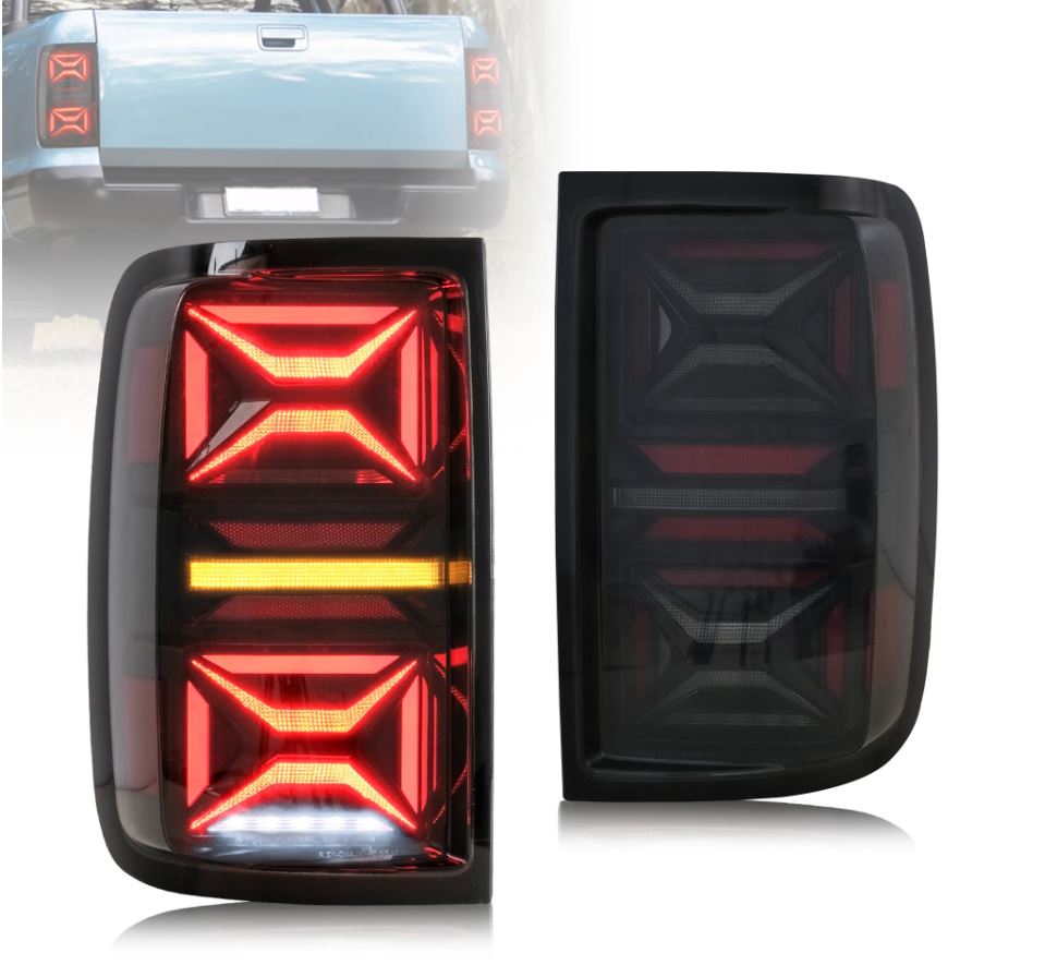 Volkswagen Amarok 2010-2021 Full LED Tail Lights With Sequential Turn Indicator - Dan's Custom Car Lights