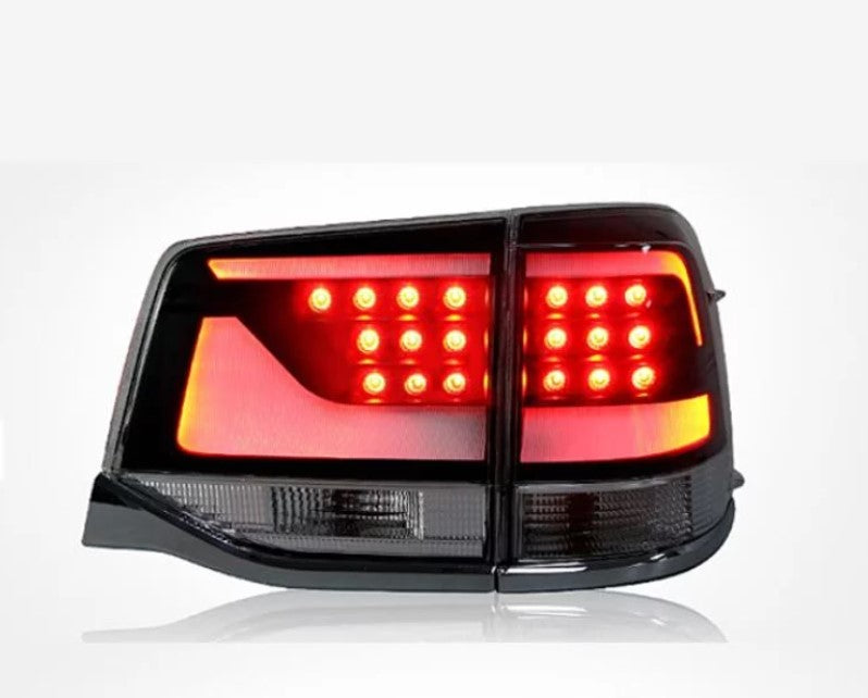 Toyota Landcruiser 200 Series Chrome Tail lights 2015-2021 Facelift - Dan's Custom Car Lights