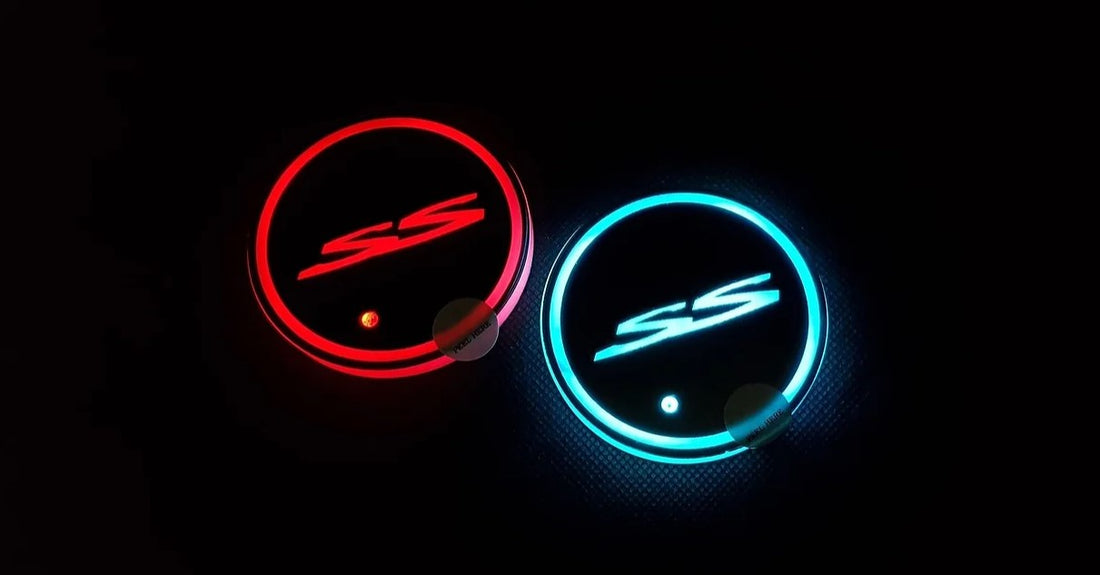 SS RGB LED Cup Coasters - Dan's Custom Car Lights