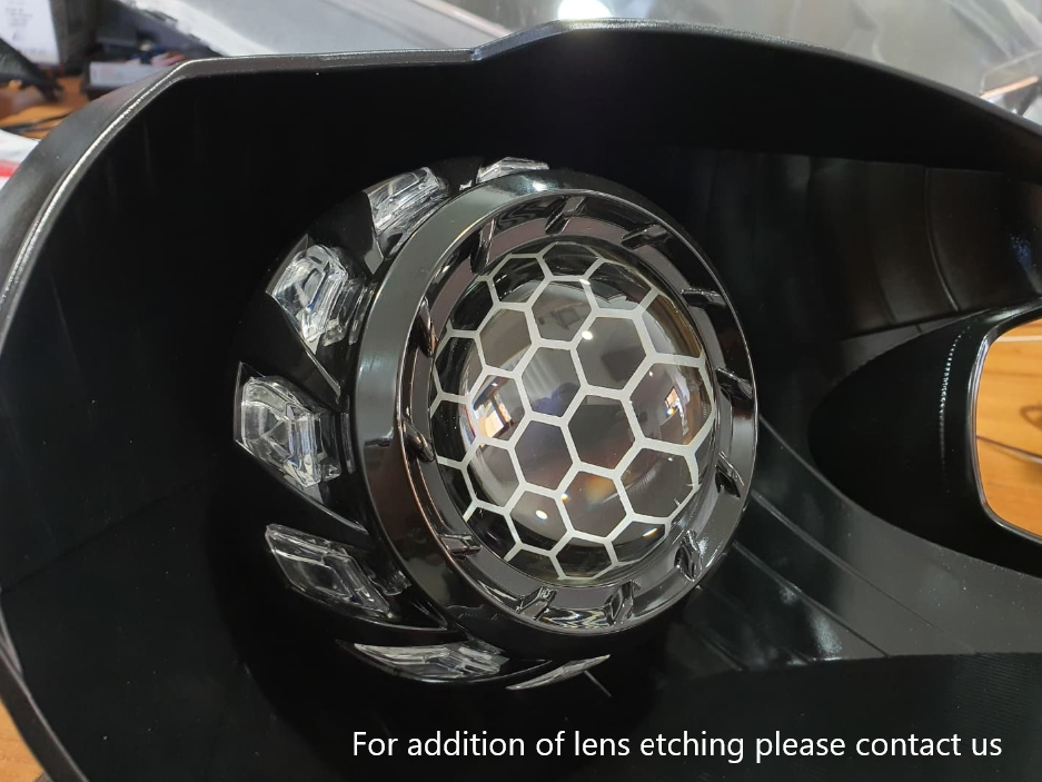 Toyota Hilux SR N80 15-22 DRL Style Headlights with Multicolored Halo Rings - Dan's Custom Car Lights