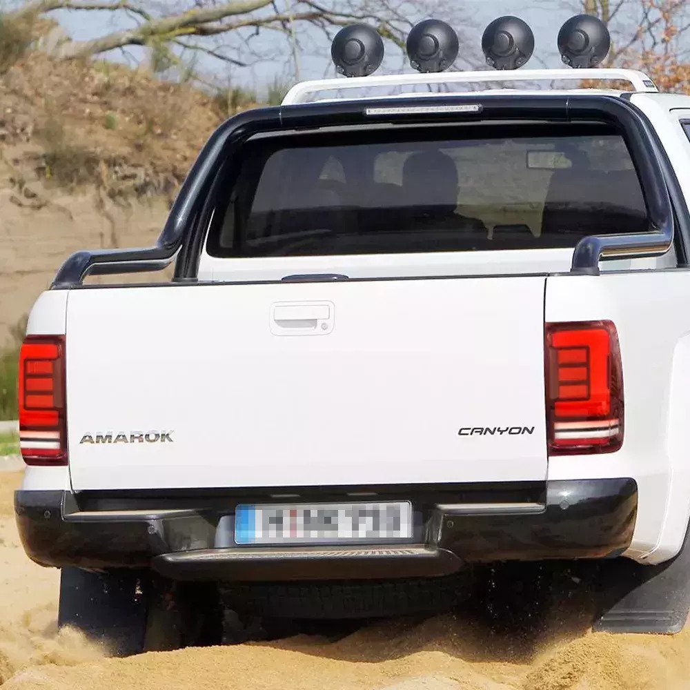 Volkswagen Amarok 10-20 Red Lens Sequential LED Tail Lights (PAIR) - Dan's Custom Car Lights