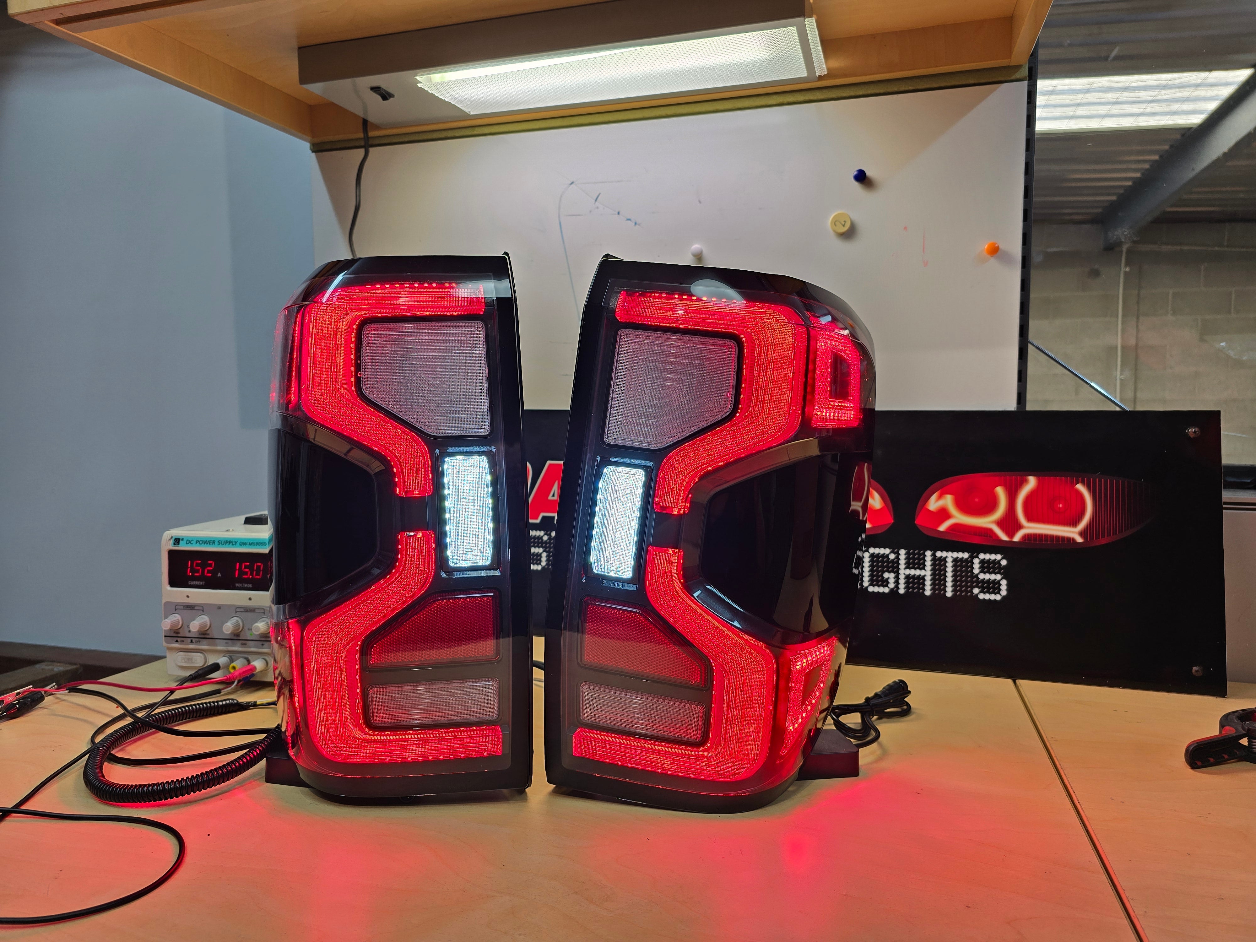 Ford Ranger NEXT GEN XL XLS full LED tail lights