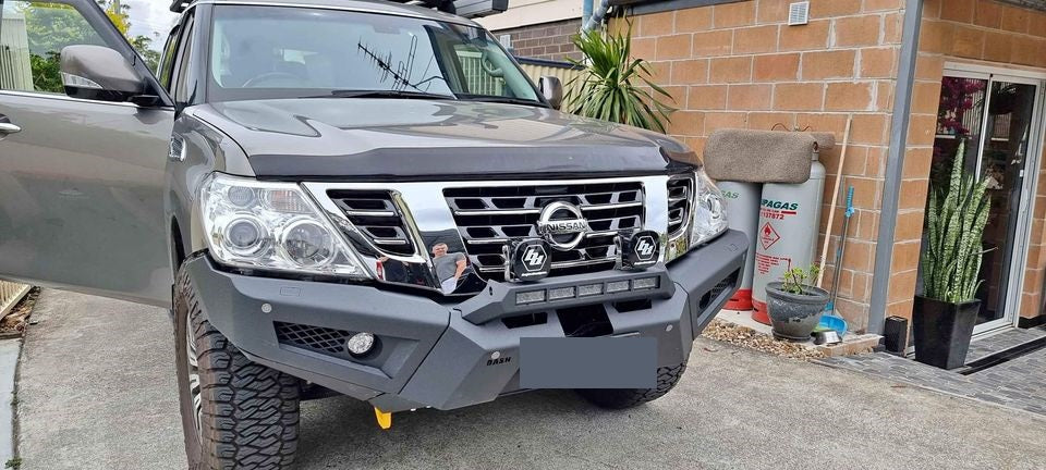 Nissan Patrol Y62 Grille Black/Chrome 2012-2019 - Dan's Custom Car Lights 