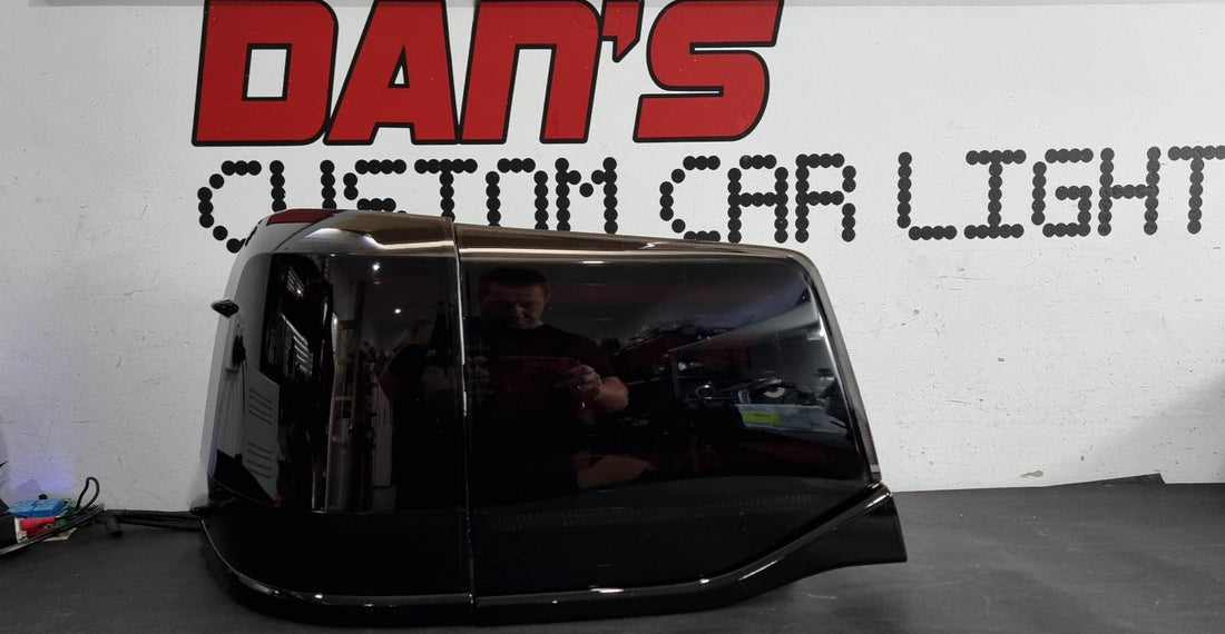 Toyota Landcruiser 200 Series Sequential Indicator Smoked or Red FULL LED Tail Lights - Dan's Custom Car Lights 