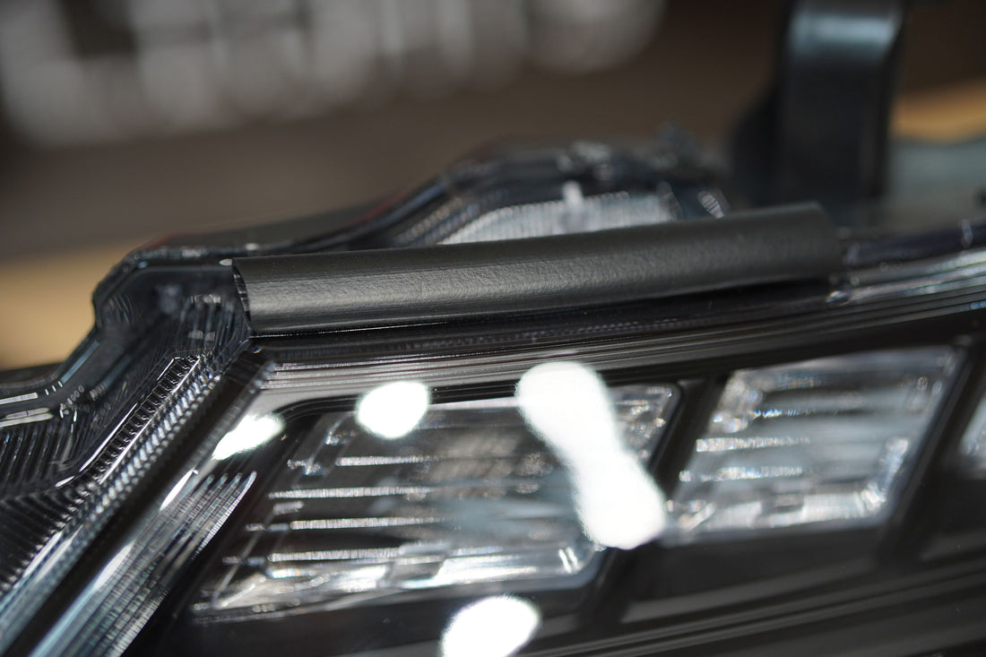 Nissan Patrol Y62 Black Nismo Headlights with White DRLs - Dan's Custom Car Lights 