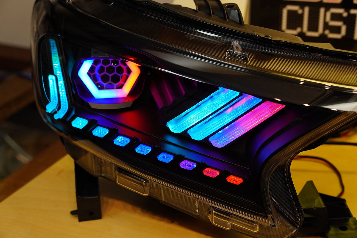 Ford Ranger PX2 PX3 MK2 MK3 2015-2021 LED Projector DRL Wildtrak Rapto
