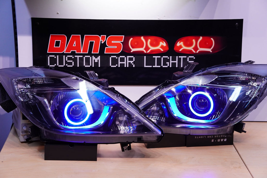Mazda BT50 Ute 2015.07 - 2018 UR S1 Headlights with Projectors and Multicoloured Halos