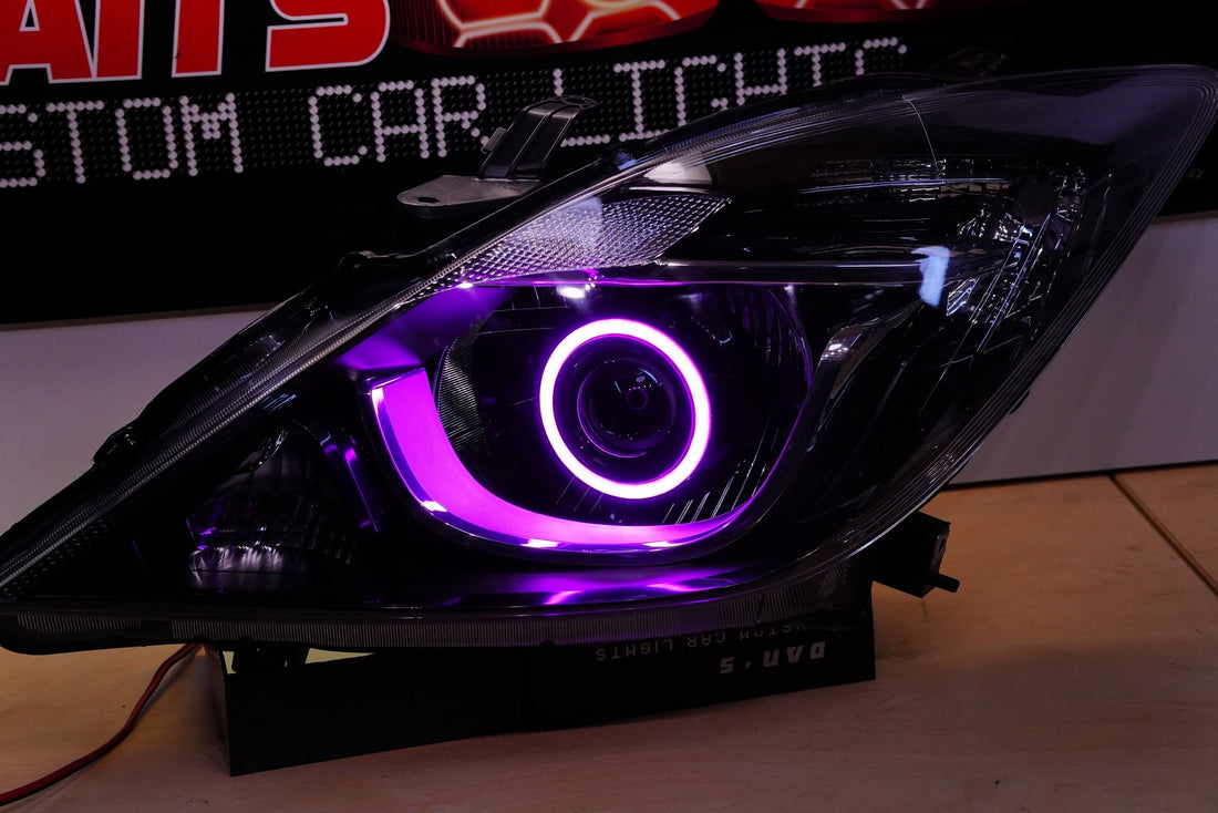 Mazda BT50 Ute 2015.07 - 2018 UR S1 Headlights with Projectors and Multicoloured Halos