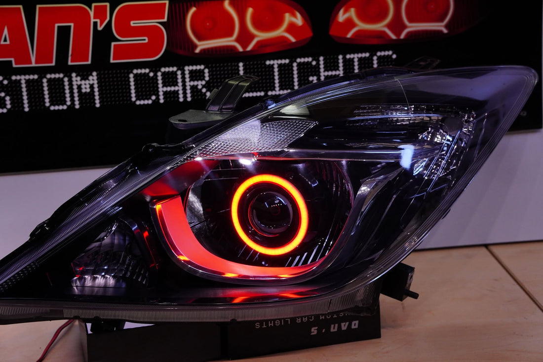 Mazda BT50 Ute 2015.07 - 2018 UR S1 Headlights with Projectors and Multicoloured Halos