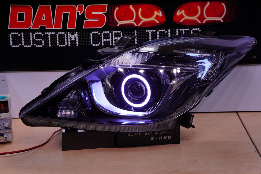 Mazda BT50 Ute 2015.07 - 2018 UR S1 Headlights with Projectors and Multicoloured Halos