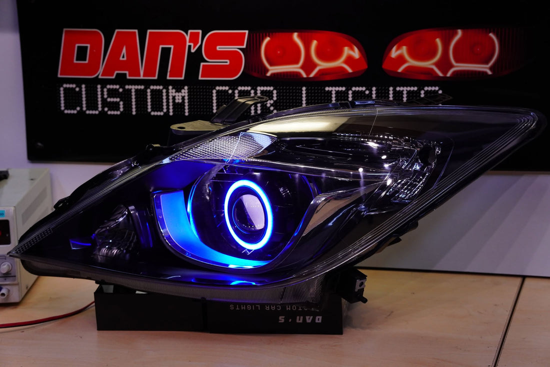 Mazda BT50 Ute 2015.07 - 2018 UR S1 Headlights with Projectors and Multicoloured Halos