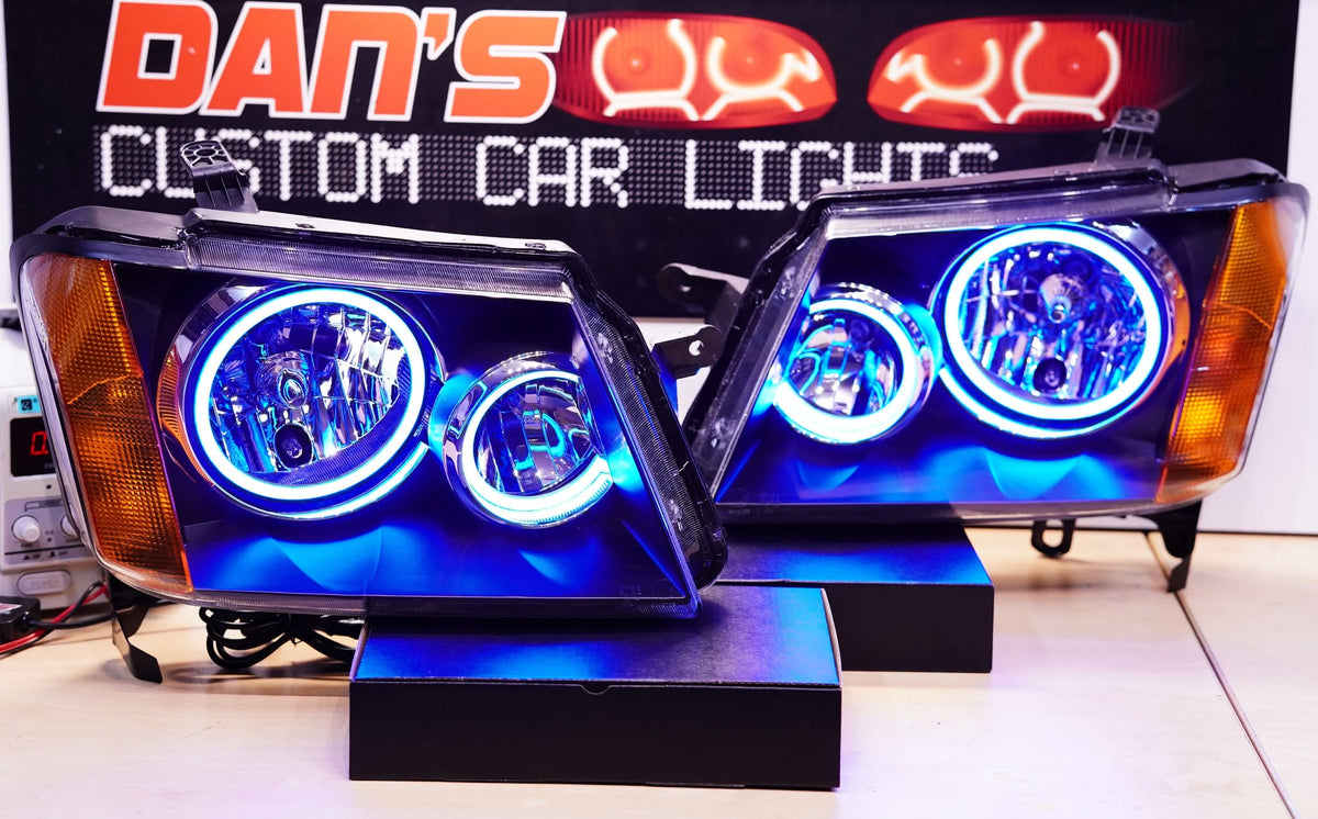 Holden RC Colorado Headlights with Multicolored Halo Rings