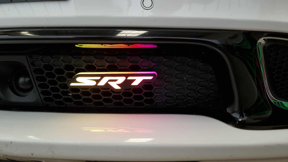 Multicolor LED SRT Acrylic Badge