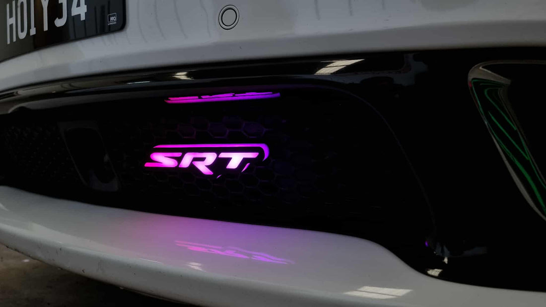 Multicolor LED SRT Acrylic Badge