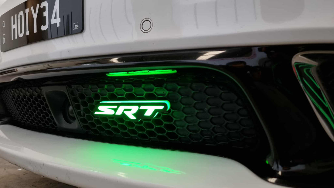 Multicolor LED SRT Acrylic Badge