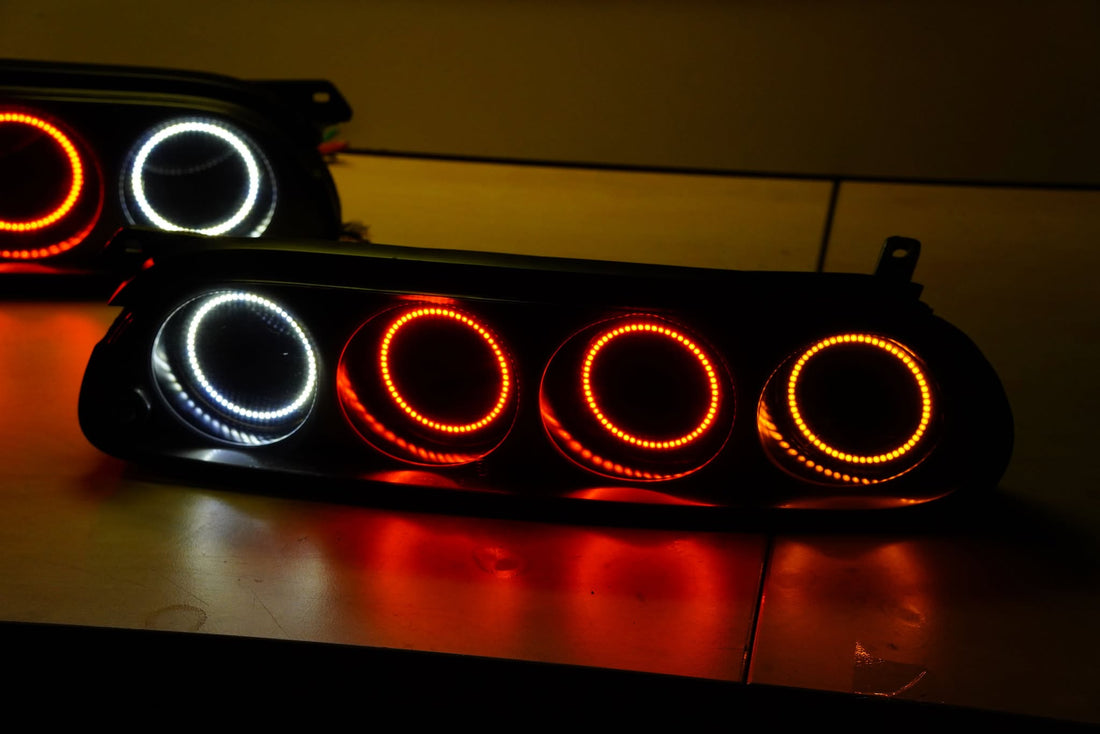 Toyota Supra 97-98 Tail lights with Halo rings