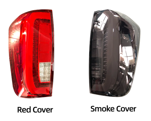 Nissan Navara NP300 D23 2015-2020 Smoked Full LED 3 Bar Tail Lights Smoked OR Red Lens Option - Dan's Custom Car Lights 