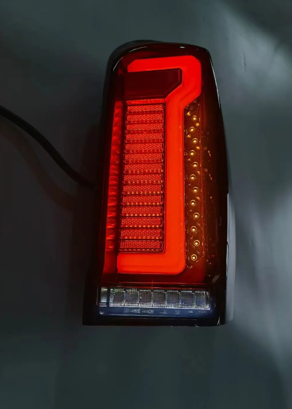 Mitsubishi Triton MR 2018-onwards Sequential LED Tail Lights Smoked Lens - Dan's Custom Car Lights 