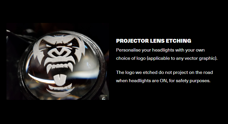 Toyota Hilux N70 2005-14 Headlights with Bi LED Projectors, Chasing Multi Colored Halo Rings DRL, Option to add LED DRL Indicator Strip and Demon Eyes - Dan's Custom Car Lights 