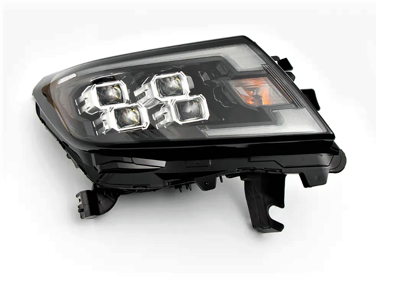 Nissan Navara D23 NP300 Ute Full LED Projector Headlights with Sequential Indicator DRL 4 BEAM - Dan's Custom Car Lights 