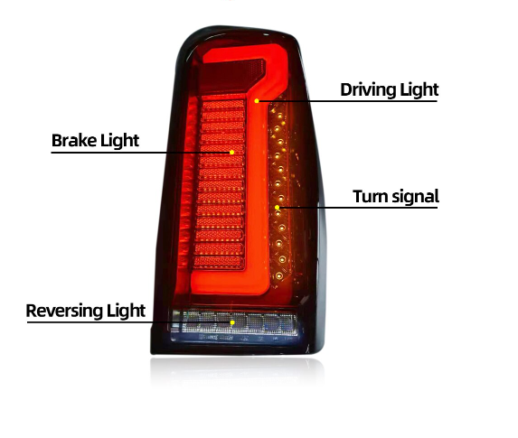 Mitsubishi Triton MR 2018-onwards Sequential LED Tail Lights Smoked Lens - Dan's Custom Car Lights 