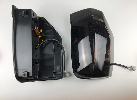 Mitsubishi Triton MR 2018-onwards Sequential LED Tail Lights Smoked Lens - Dan's Custom Car Lights 