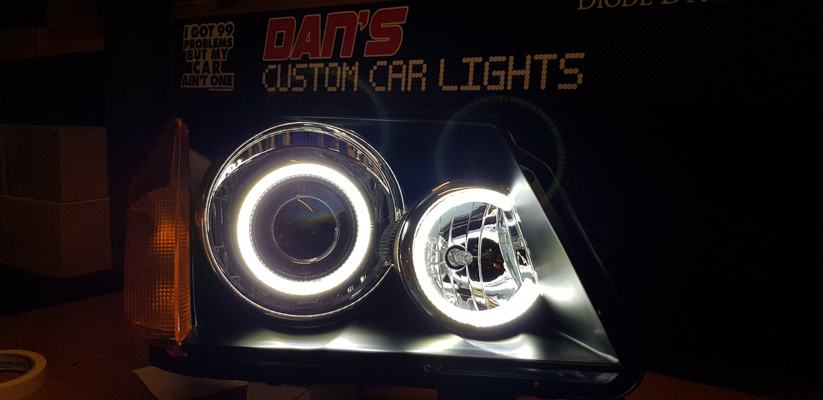 Holden RC Colorado Headlights with LED Projectors and Switchback Halo
