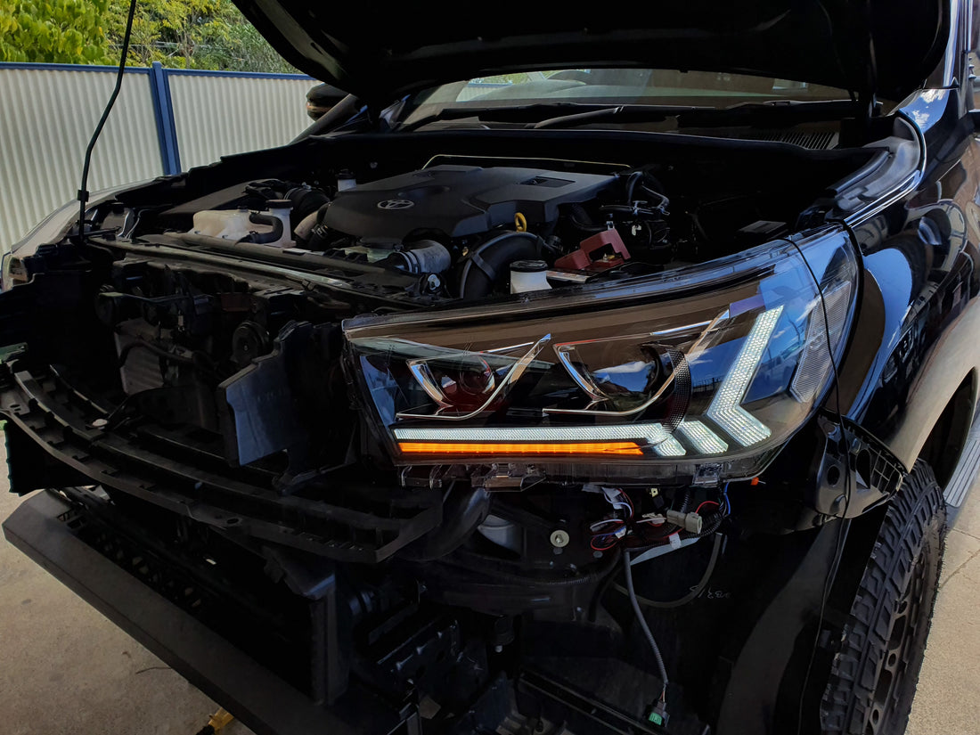 Toyota Hilux Vigo Revo FULL LED Low & High Beam Projector Headlights 2015-2019 - Dan's Custom Car Lights 