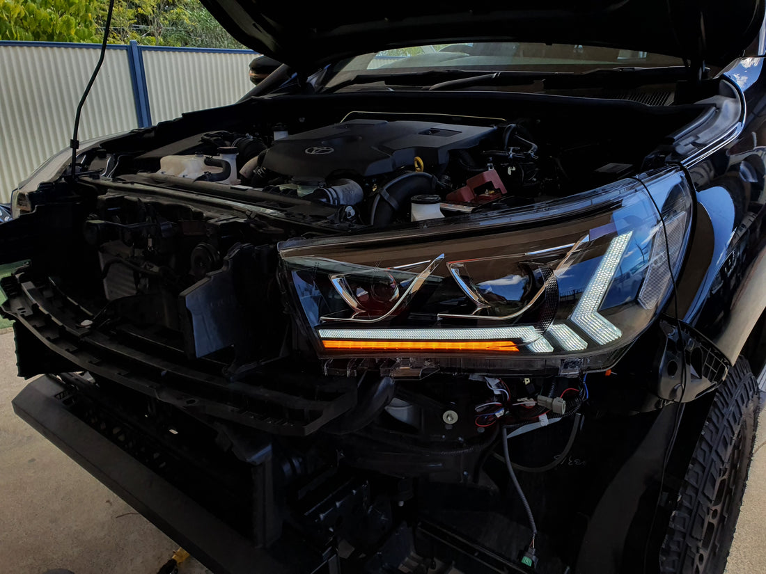 Toyota Hilux Vigo Revo FULL LED Low & High Beam Projector Headlights 2015-2019 - Dan's Custom Car Lights 