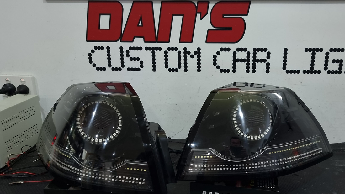 Holden VE Commodore Sedan FULL LED Tail Lights - Dan's Custom Car Lights 