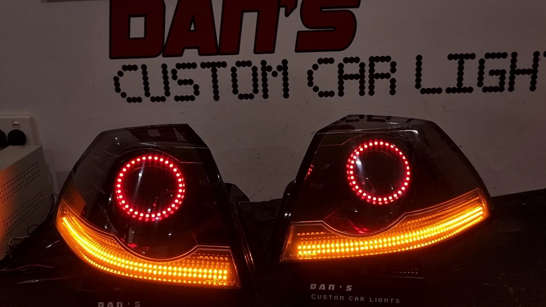 Holden VE Commodore Sedan FULL LED Tail Lights - Dan's Custom Car Lights 