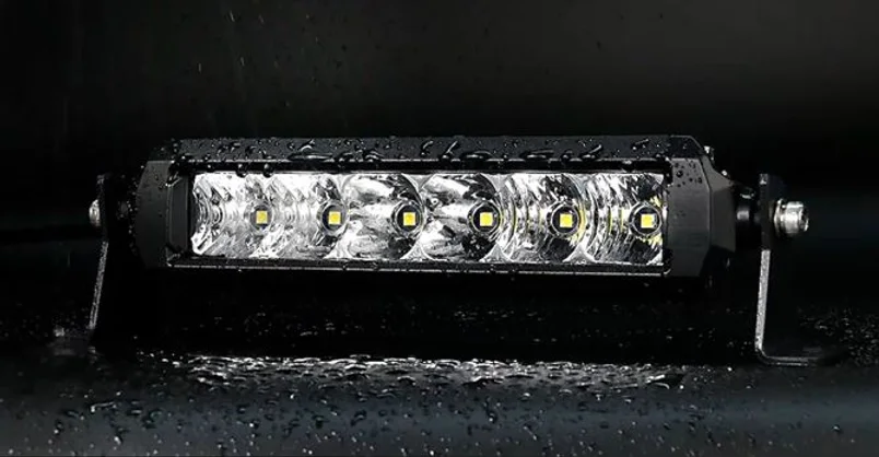 Slim 22" Osram LED Screwless Single Row Light Bar - Dan's Custom Car Lights 