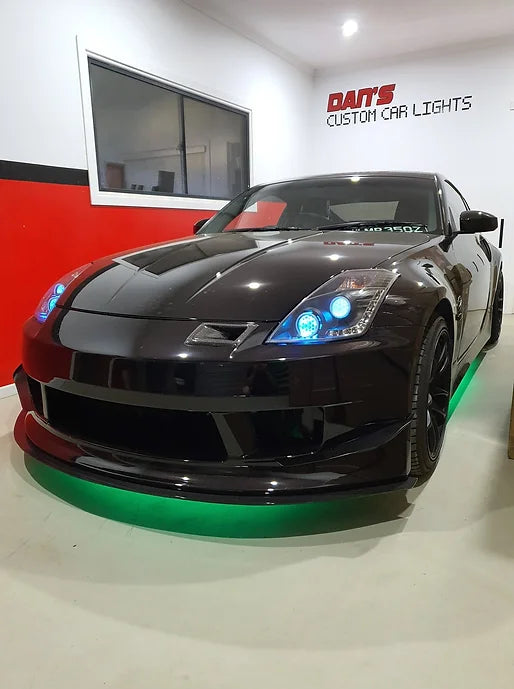 Underglow Chasing SINGLE ROW LED Strips Lighting Kit App Controlled - Dan's Custom Car Lights 