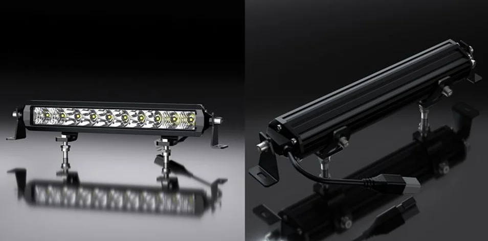 Slim 22" Osram LED Screwless Single Row Light Bar - Dan's Custom Car Lights 