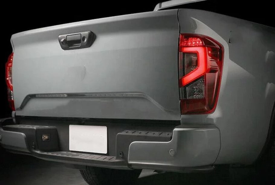 Nissan Navara NP300 D23 2015-ON DX RX ST STX  LED 3D C Tail Lights Smoked OR Red Lens Option - Dan's Custom Car Lights 