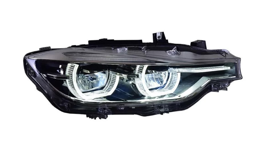 BMW 3 Series F30 2012-2016 LED Lo/Hi White DRL  Turn Signal Headlights - Dan's Custom Car Lights 