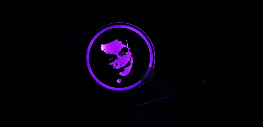 Custom Design RGB LED Cup Coasters - Dan's Custom Car Lights 